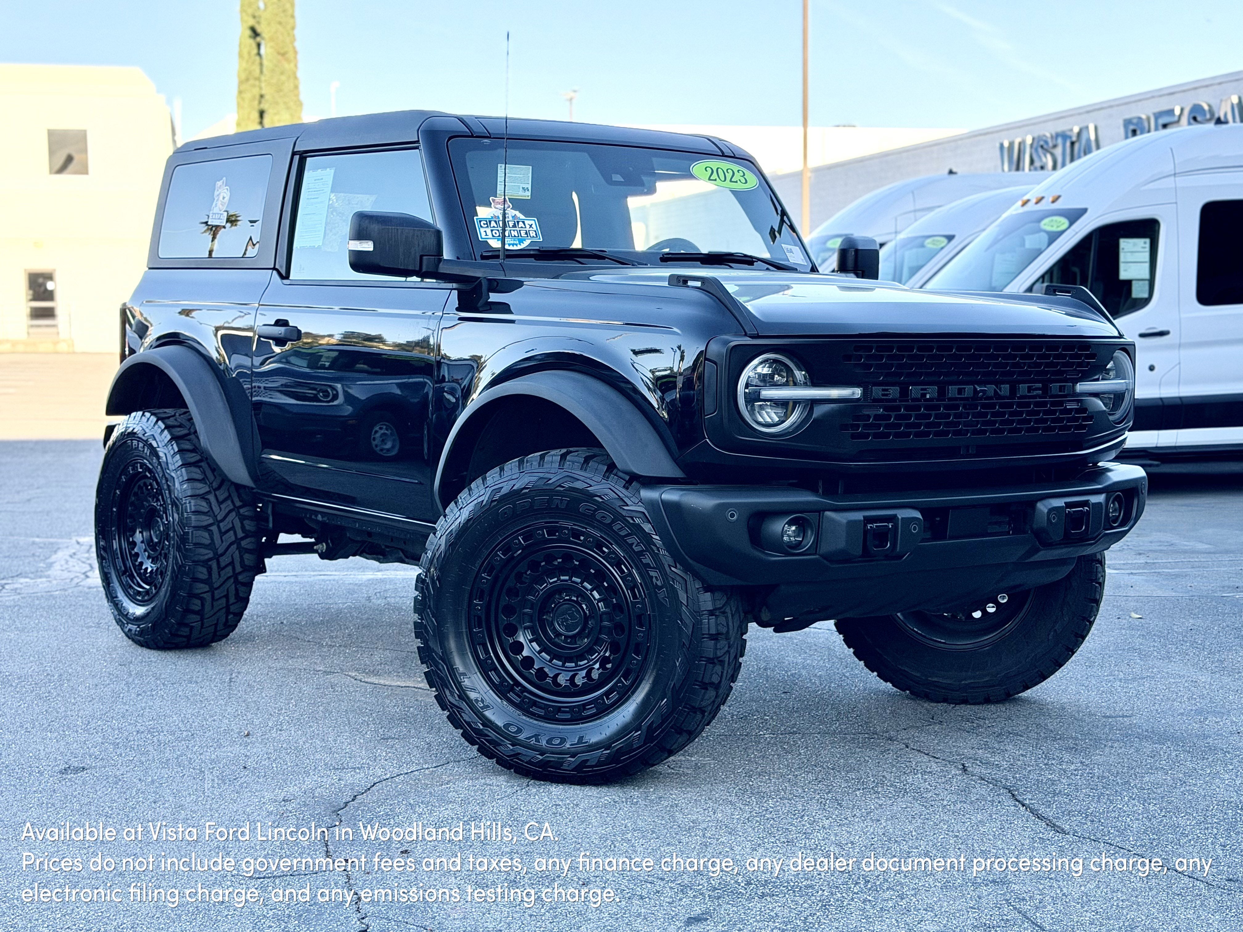 2023 Ford Bronco Wildtrak 2 Door Advanced 4x4