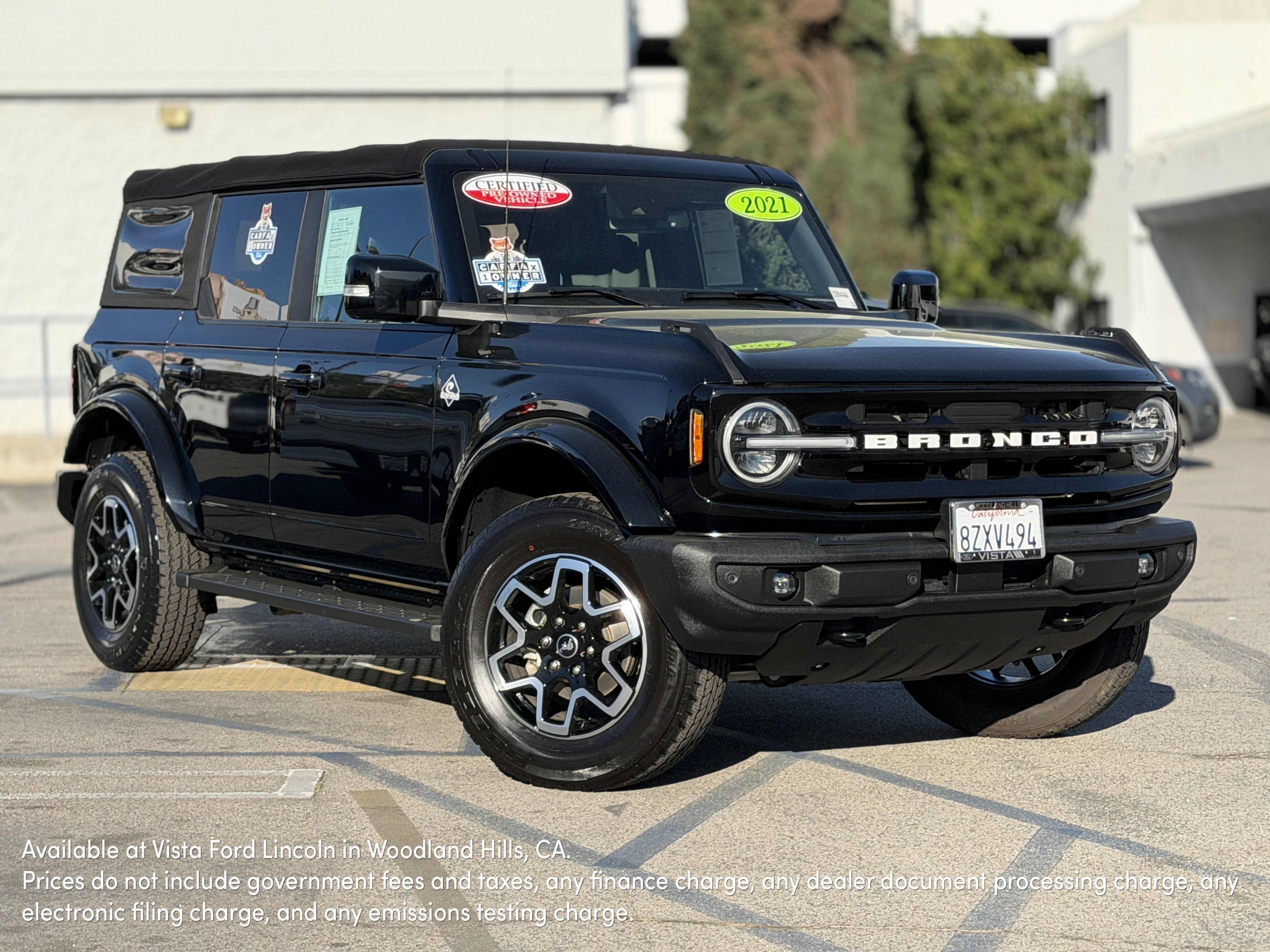 2021 Ford Bronco Base 4 Door Advanced 4x4