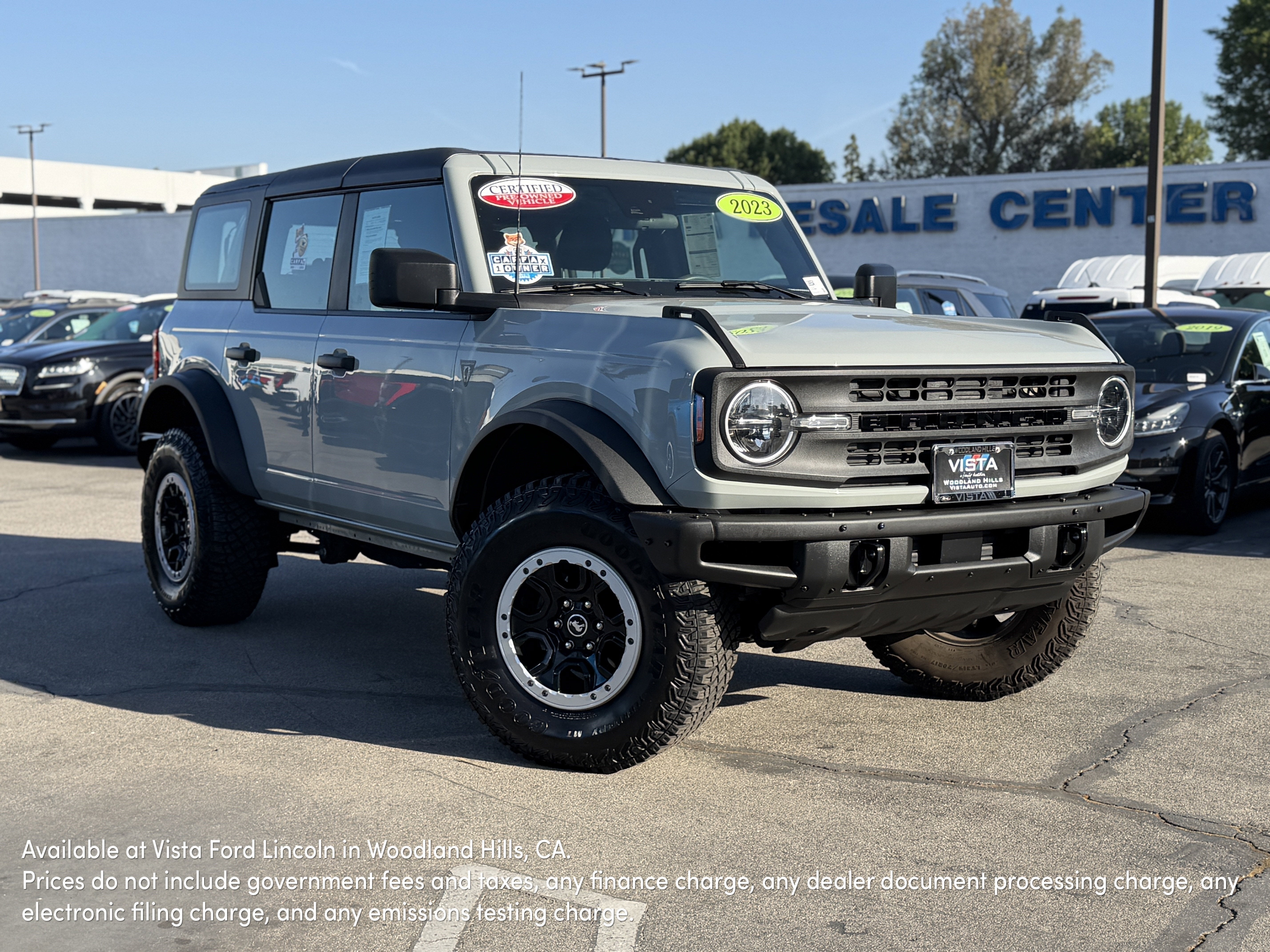 2023 Ford Bronco Base 4 Door Advanced 4x4