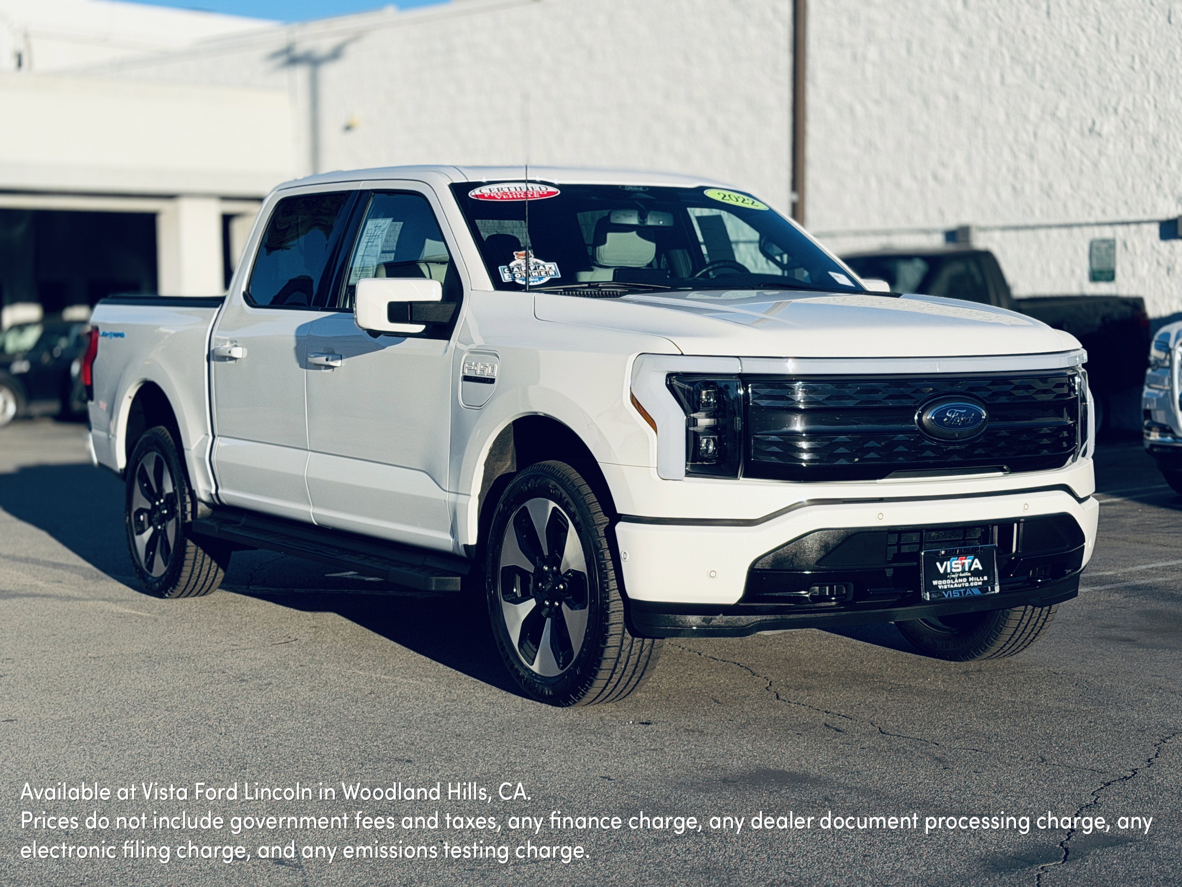2022 Ford F-150 Lightning Platinum 4WD SuperCrew 5.5' Box