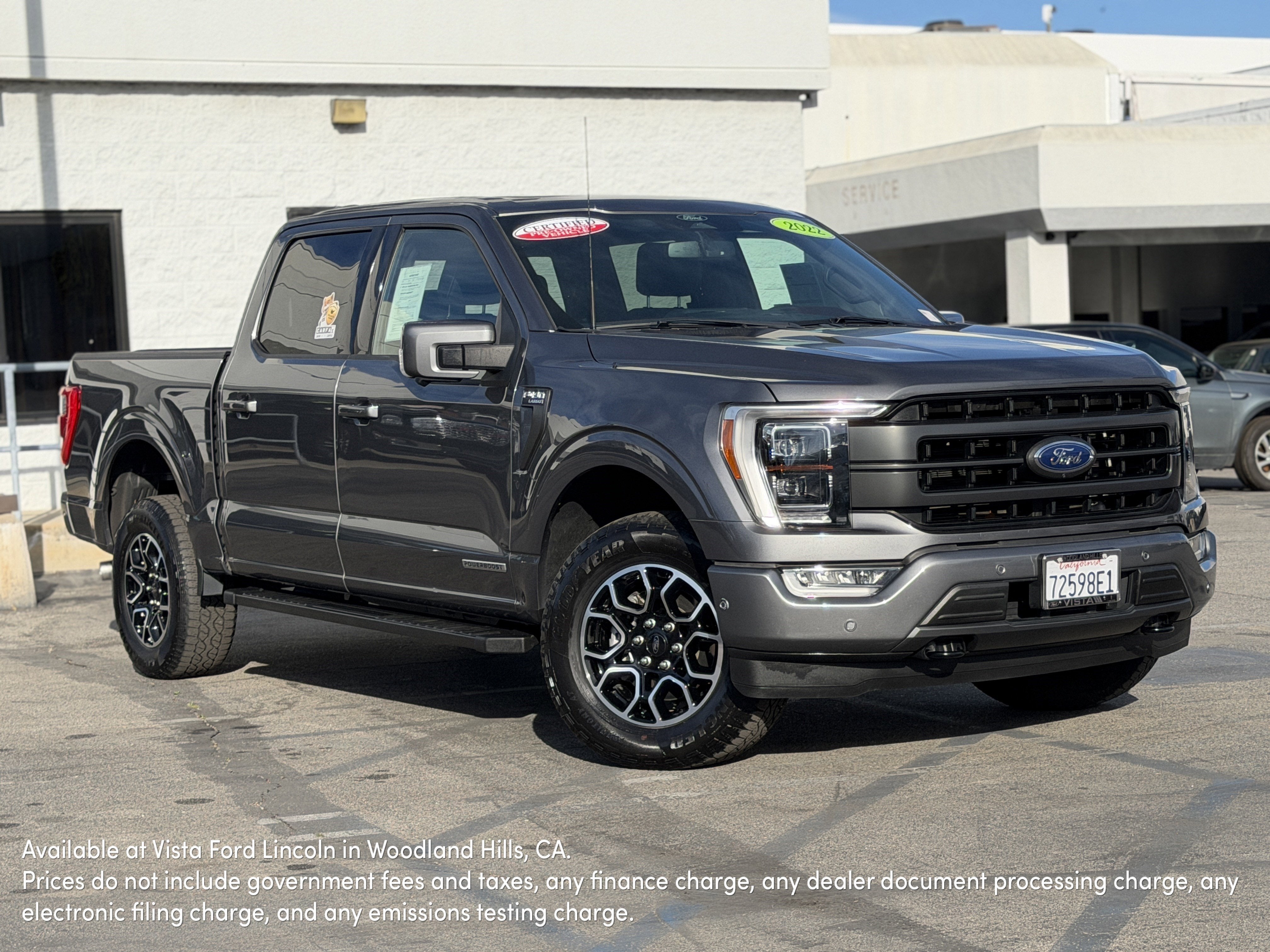 2022 Ford F-150 LARIAT 4WD SuperCrew 5.5' Box
