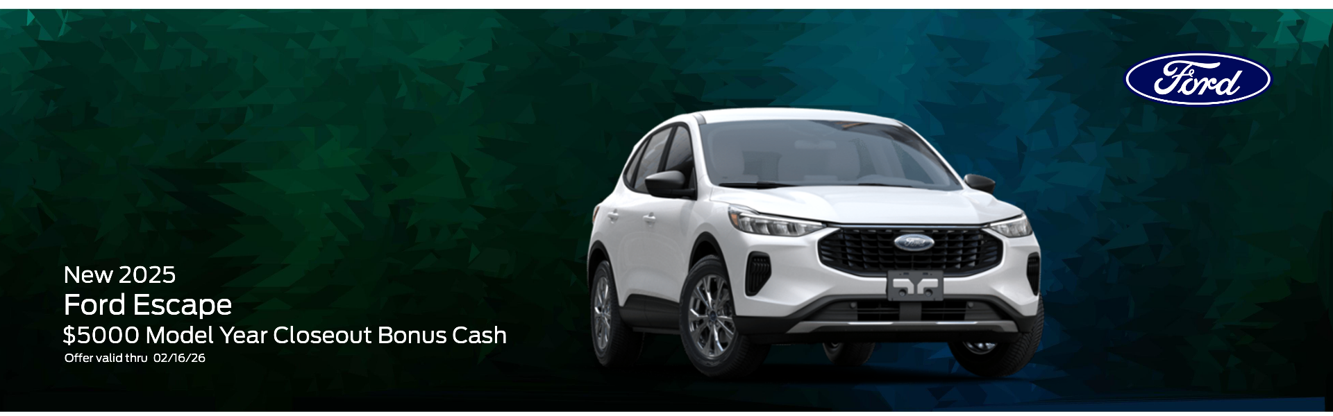 $5,000 Model Year Closeout Bonus Cash